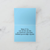 Denken Dankeskarte (Innenseite)