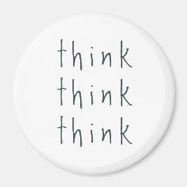 Denken, denken magnet