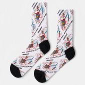 Denken erfordert eine Menge Nervenneuronensynapse Socken (Linkes Detail)