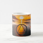 Denken Erholung Slogan Sunrise Tasse (Mittel)