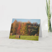 Denken Feiertagskarte (Vorderseite)