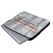 Denken für selbst laptopschutzhülle (Vorne Knopf)