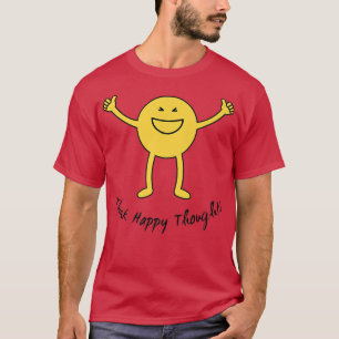 Denken glückliche Gedanken Niedlich Gelb Lächeln G T-Shirt