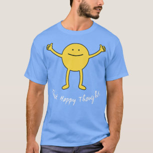 Denken glückliche Gedanken Niedlich Gelb Lächeln G T-Shirt