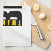 DENKEN GROSSER BOCCE-BALL-SPORTPLATTEN GESCHIRRTUCH (Viertel Falte)