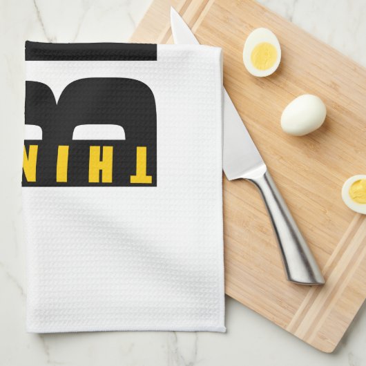 DENKEN GROSSER BOCCE-BALL-SPORTPLATTEN GESCHIRRTUCH (Viertel Falte)