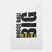 DENKEN GROSSER BOCCE-BALL-SPORTPLATTEN GESCHIRRTUCH (Vertikal)