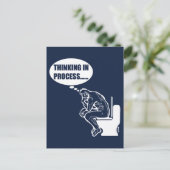 Denken im Prozess Postkarte (Stehend Vorderseite)