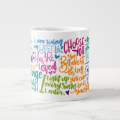 Denken - Jumbo-Tasse (Vorderseite)