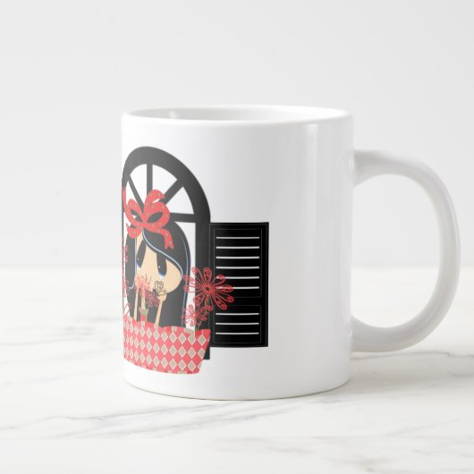 Denken - Jumbo-Tasse (Rechts)