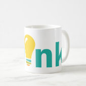 Denken Kaffeetasse (VorderseiteRechts)