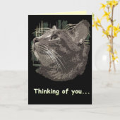 Denken Karte (Gelbe Blume)