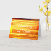 Denken Karte (Gelbe Blume)