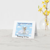 Denken Karte (Gelbe Blume)