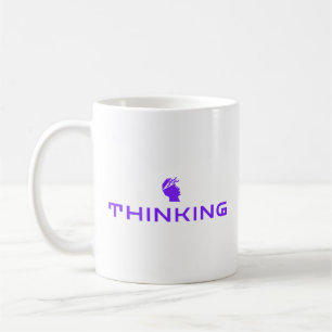 DENKEN Klassischer Becher   Minimalistische Geiste Kaffeetasse