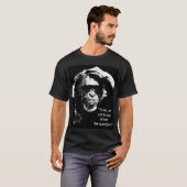 Denken Monkey Pop Art Shakespeare Zitat Männer T-Shirt (Vorne ganz)