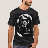 Denken Monkey Shakespeare Zitat Pop Kunst Männer T-Shirt (Vorderseite)
