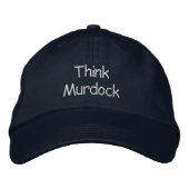 Denken Murdock Bestickte Baseballkappe (Vorderseite)