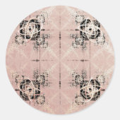 Denken Pastel Drehungen Aufkleber (Vorderseite)