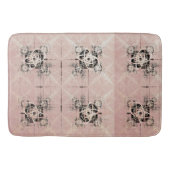 Denken Pastel Drehungen Bath Mat Badematte (Vorderseite)