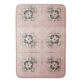 Denken Pastel Drehungen Bath Mat Badematte (Vorderseite Vertikal)
