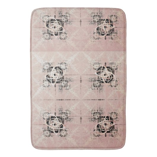 Denken Pastel Drehungen Bath Mat Badematte (Vorderseite Vertikal)