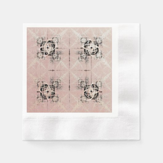 Denken Pastel Drehungen Cocktail Napkins Serviette (Vorderseite)