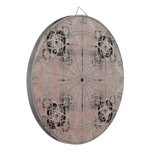 Denken Pastel Drehungen Dart Board Dartscheibe (Vorderseite Links)