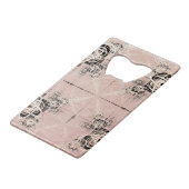 Denken Pastel Drehungen Flasche öffnen Geldbeutel Flaschenöffner (Vorderseite Schrägansicht)