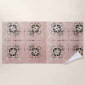 Denken Pastel Drehungen Strandtuch (Vorderseite)