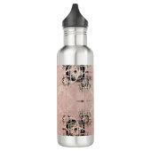 Denken Pastel Drehungen Wasser Flasche Edelstahlflasche (Links)
