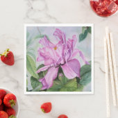 DENKEN PINK ORCHID BIRTHDAY PARTY MONOGRAM SERVIETTE (Beispiel)