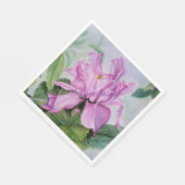 DENKEN PINK ORCHID BIRTHDAY PARTY MONOGRAM SERVIETTE (Ecke)