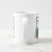 Denken positive Motivation Zitat feather boho Jumbo-Tasse (Rückseite)