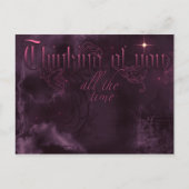 Denken Postkarte (Vorderseite)