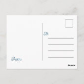 Denken Postkarte (Rückseite)