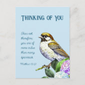 Denken Postkarte (Vorderseite)