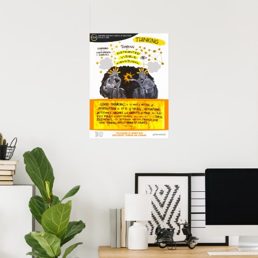 Denken - PZ50-Poster Poster (Heimbüro)