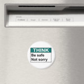 DENKEN, sicher zu sein, tut mir leid Magnet (In Situ (Geschirrspüler))