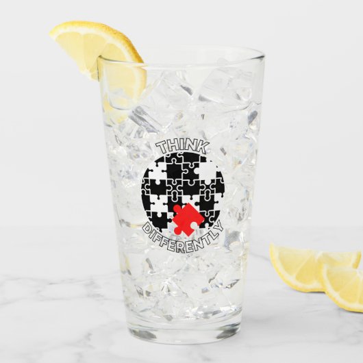 Denken Sie 7 b anders Glas (Vorderseite Ice)