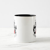 Denken Sie 7 b anders Zweifarbige Tasse (Mittel)