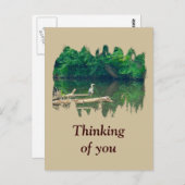 Denken Sie am Morgen an den Bach Postkarte (Vorne/Hinten)