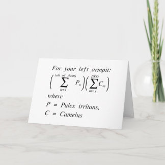 Denken Sie an #1 Karte