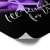 Denken Sie an Alzheimerheimer's Awareness Purpl Poster (Ecke)