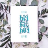 Denken Sie an Big Hugs Postkarte