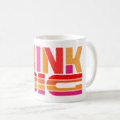 Denken Sie an Big Motivierend Kaffee-Tasse Kaffeetasse (VorderseiteRechts)