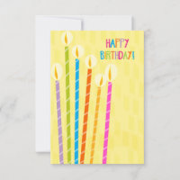 Denken Sie an Birthday Candles