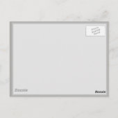 Denken Sie an Black Rhino Postkarte (Rückseite)