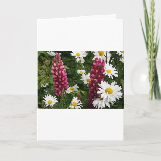 Denken Sie an Blumenblüten Karte (Vorderseite)