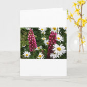 Denken Sie an Blumenblüten Karte (Gelbe Blume)